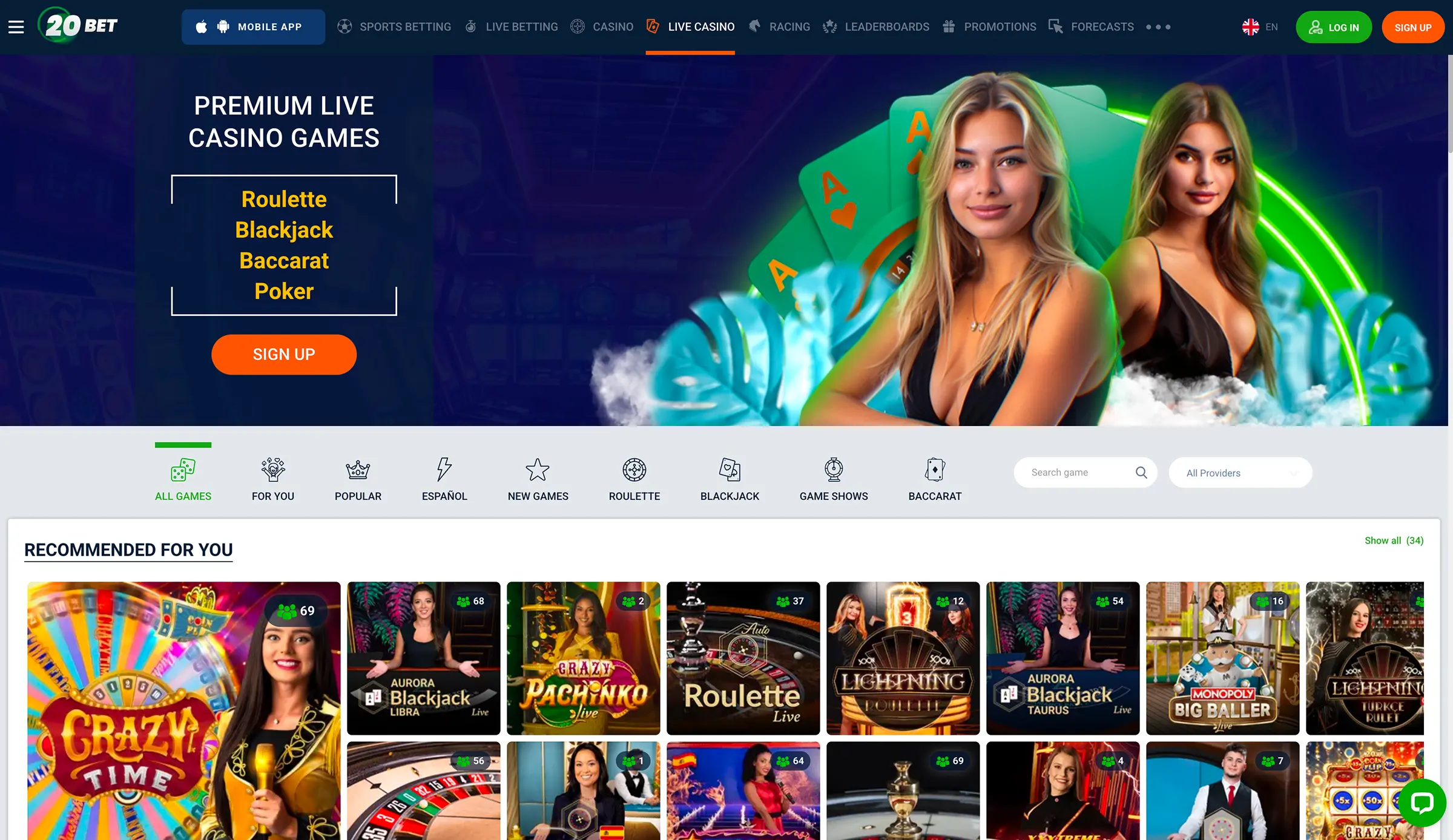 20Bet Casino